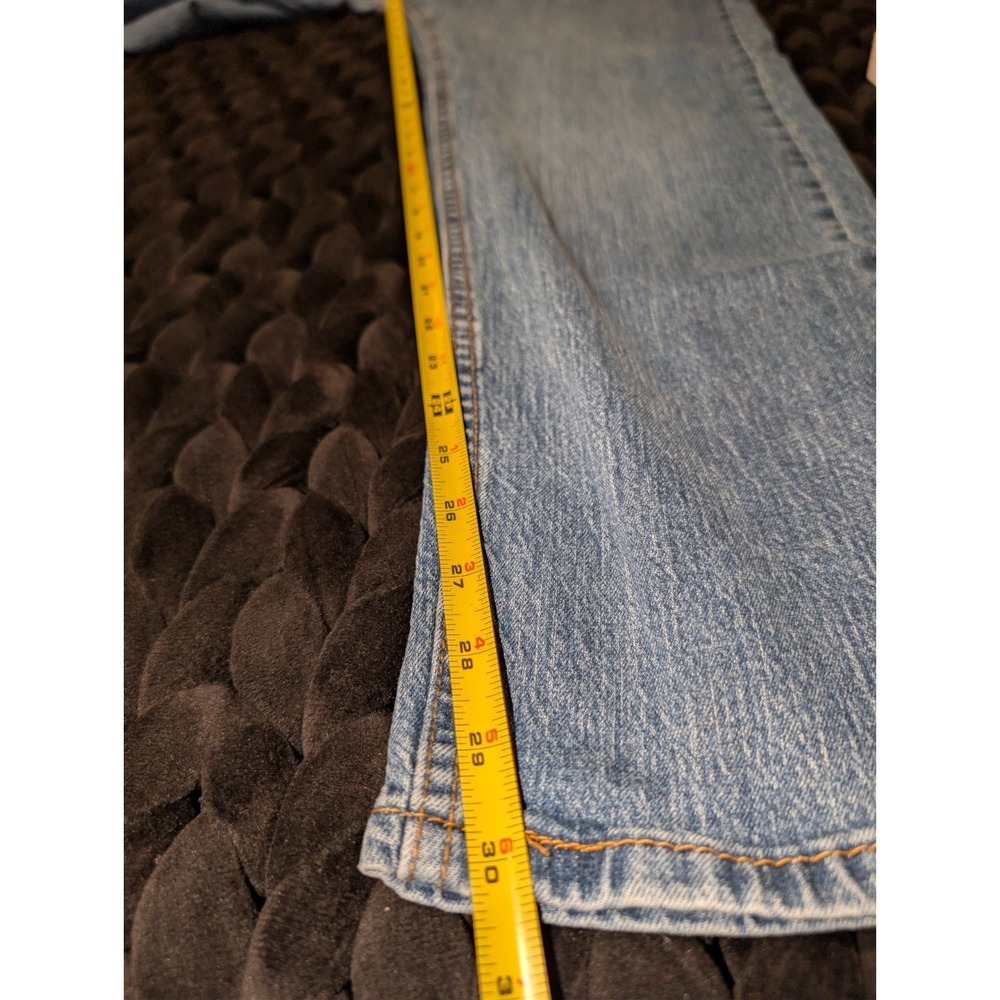 Levi's 505 Original Fit Button Fly Jeans Light wash Men's W34 L30 - Picture 5 of 8
